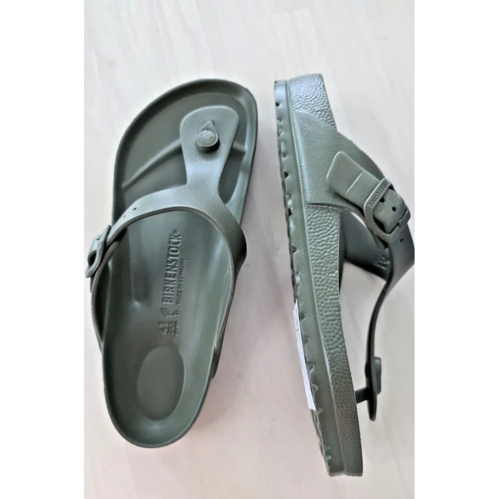 Birkenstock Gizeh Eva Unisex Thong Sandal Khaki Size US 10 M8 Regular unisex NEW